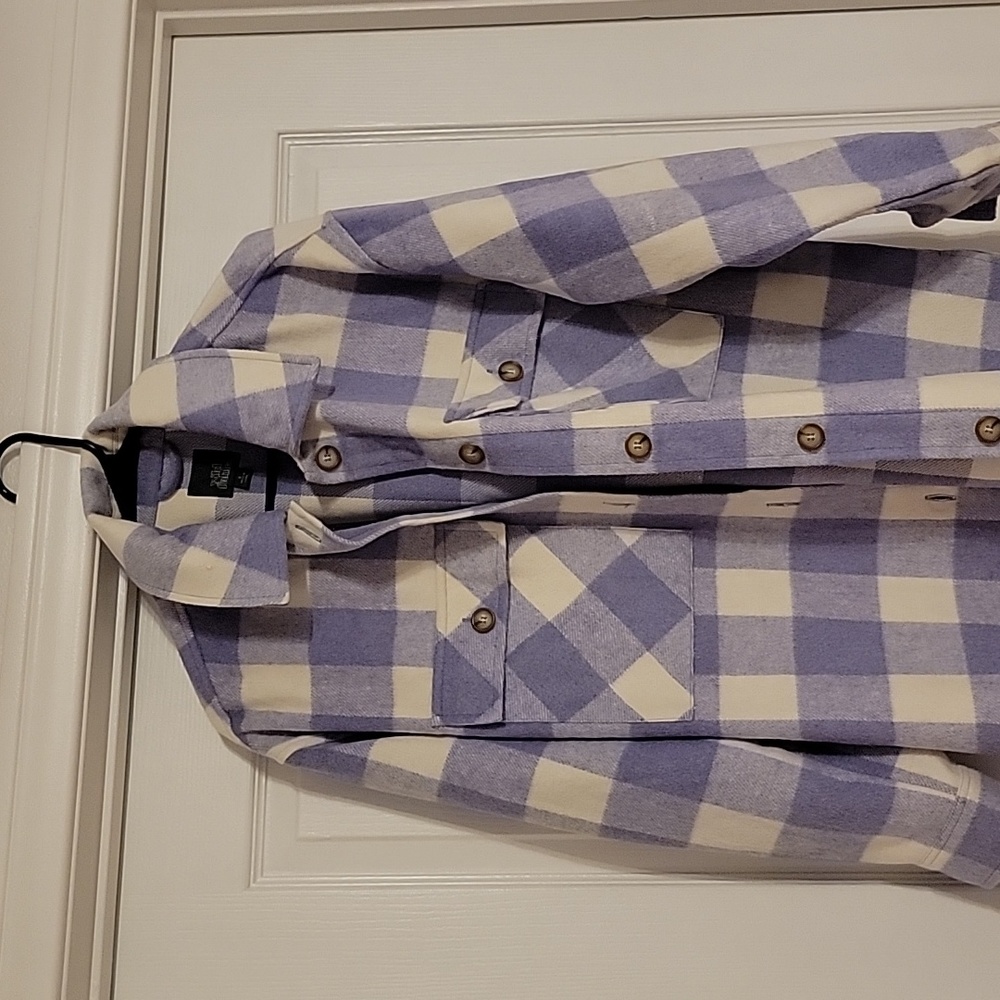 Oversized shacket